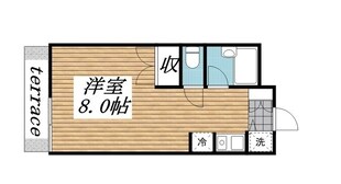 シェ・オークルの物件間取画像